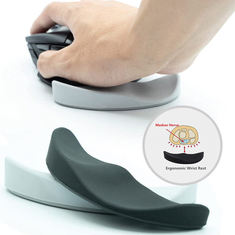 Silicone gel ergonomic mouse wrist rest