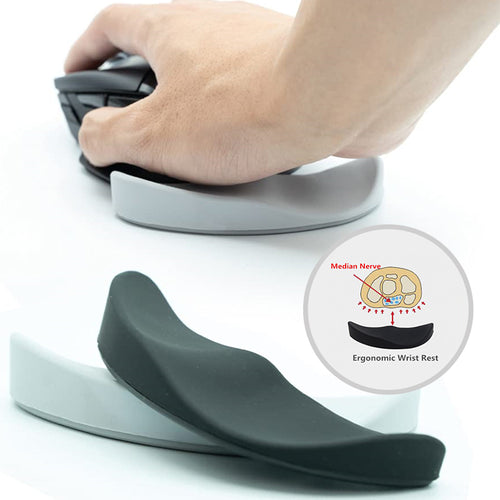 Silicone gel ergonomic mouse wrist rest